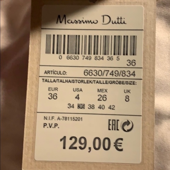 NWT Massimo Dutti Halterneck Midi Dress Size 4. - Picture 7 of 9